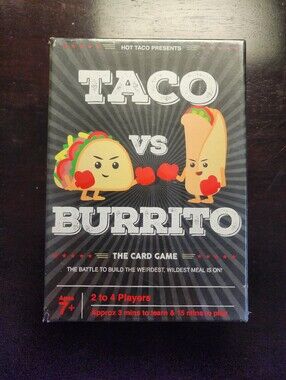 Taco vs Burrito Card Game - New Sealed